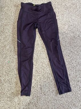 American Eagle Outfitters Maroon Athletic Leggings